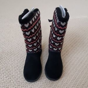 Ugg Australia I heart knotty fair isle bow boot